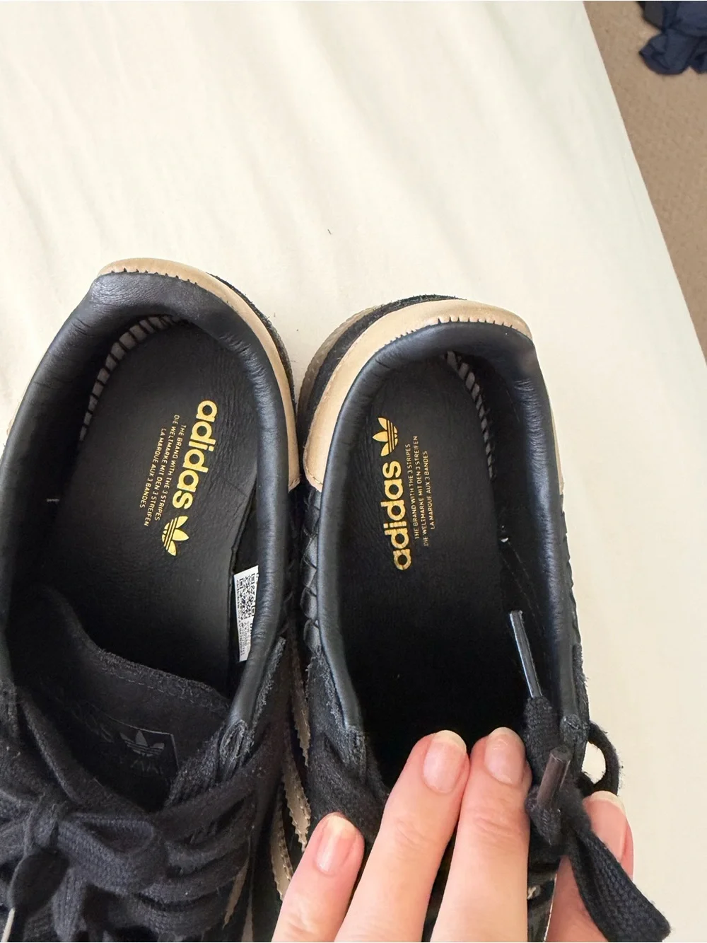 adidas Handbal Spezial Black and Tan Woven Sneakers- 8.5 - Picture 7 of 10